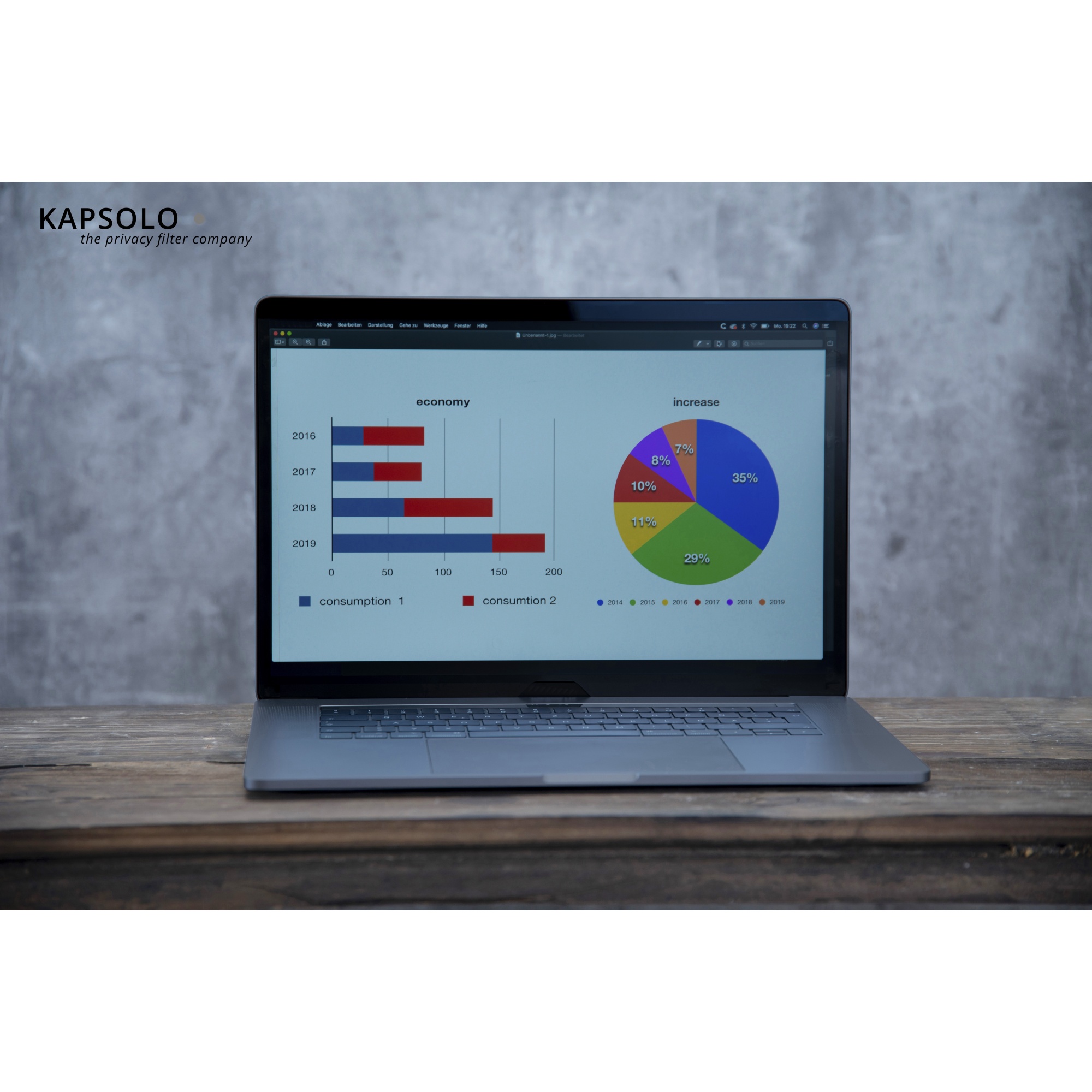 KAPSOLO 3H Entspiegelnde Displayschutzfolie für HP