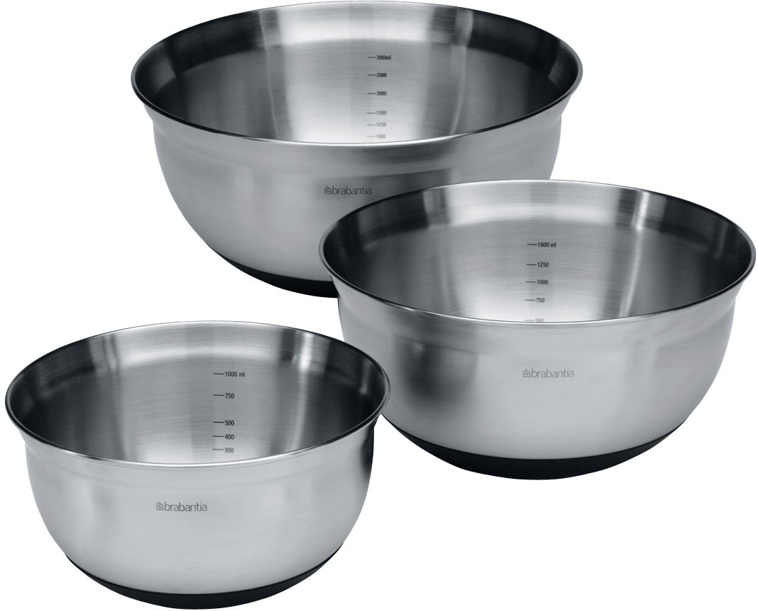Brabantia Brabantia Mixing Bowl Set steel