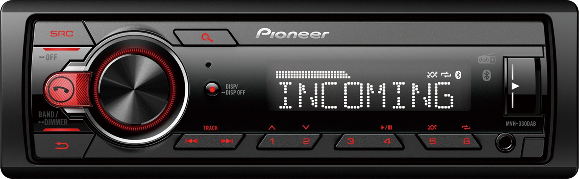 Radio samochodowe Pioneer MVH-330DABAN z anteną