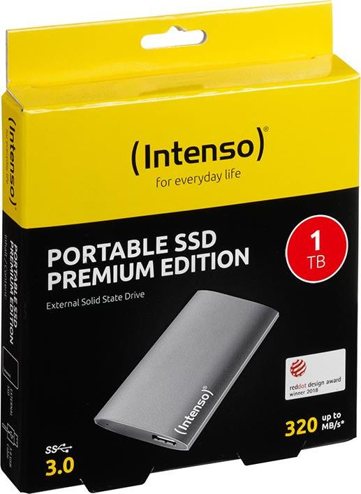 External SSD|INTENSO|1TB|USB 3.0|1,8"|3823460
