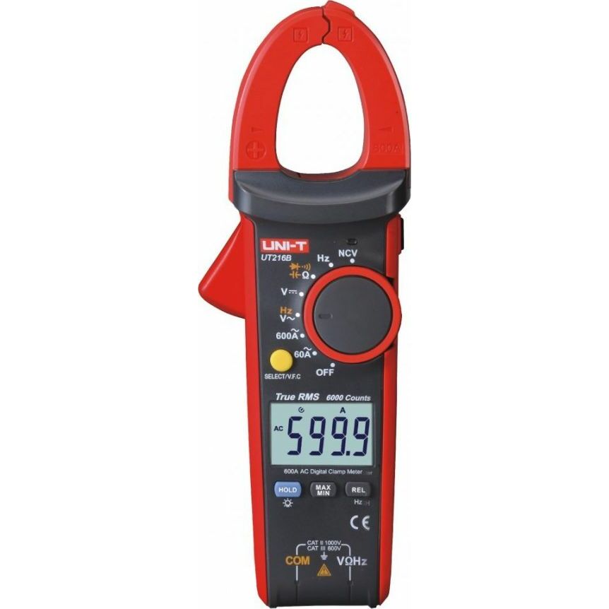 Uni-T Miernik cęgowy 600 A TrueRMS