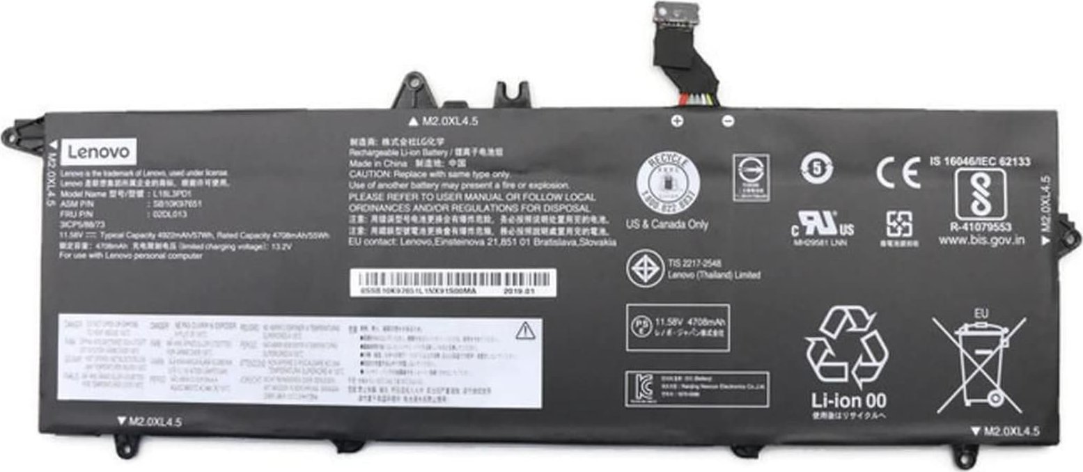 Bateria Lenovo Internal, 3c, 57Wh, LiIon