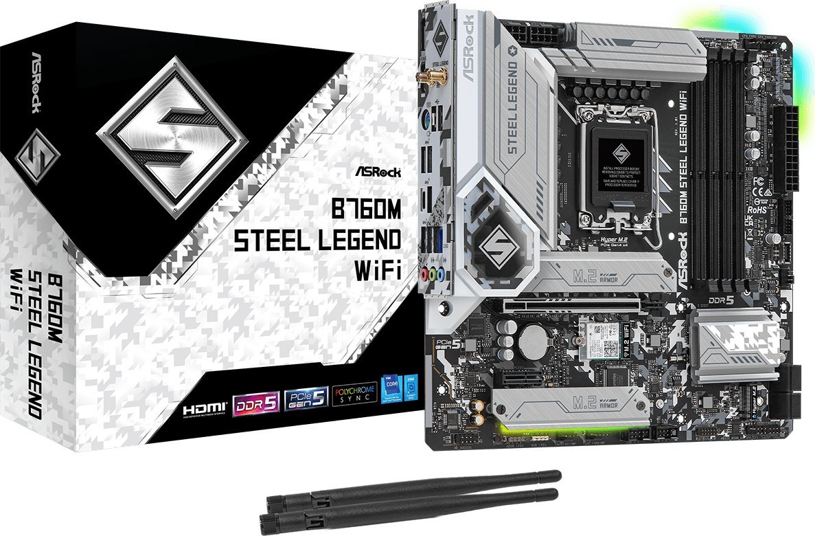Asrock B760M Steel Legend WiFi Intel