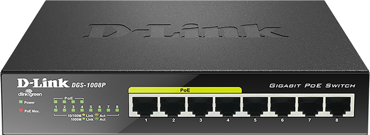DLINK Switch D-Link DGS-1008P | DGS1008P