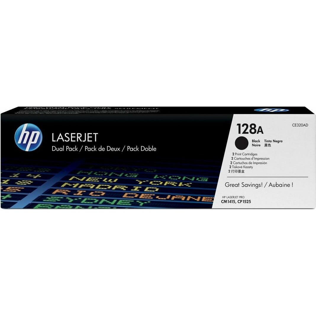Toner HP 128AD Black Oryginał  (CE320AD)