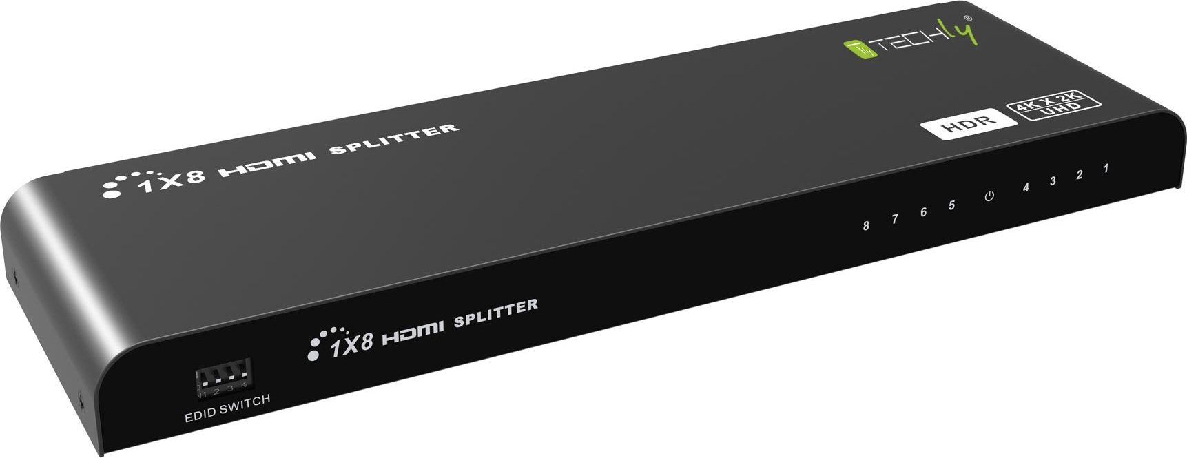 Techly Splitter HDMI 2.0 1x8