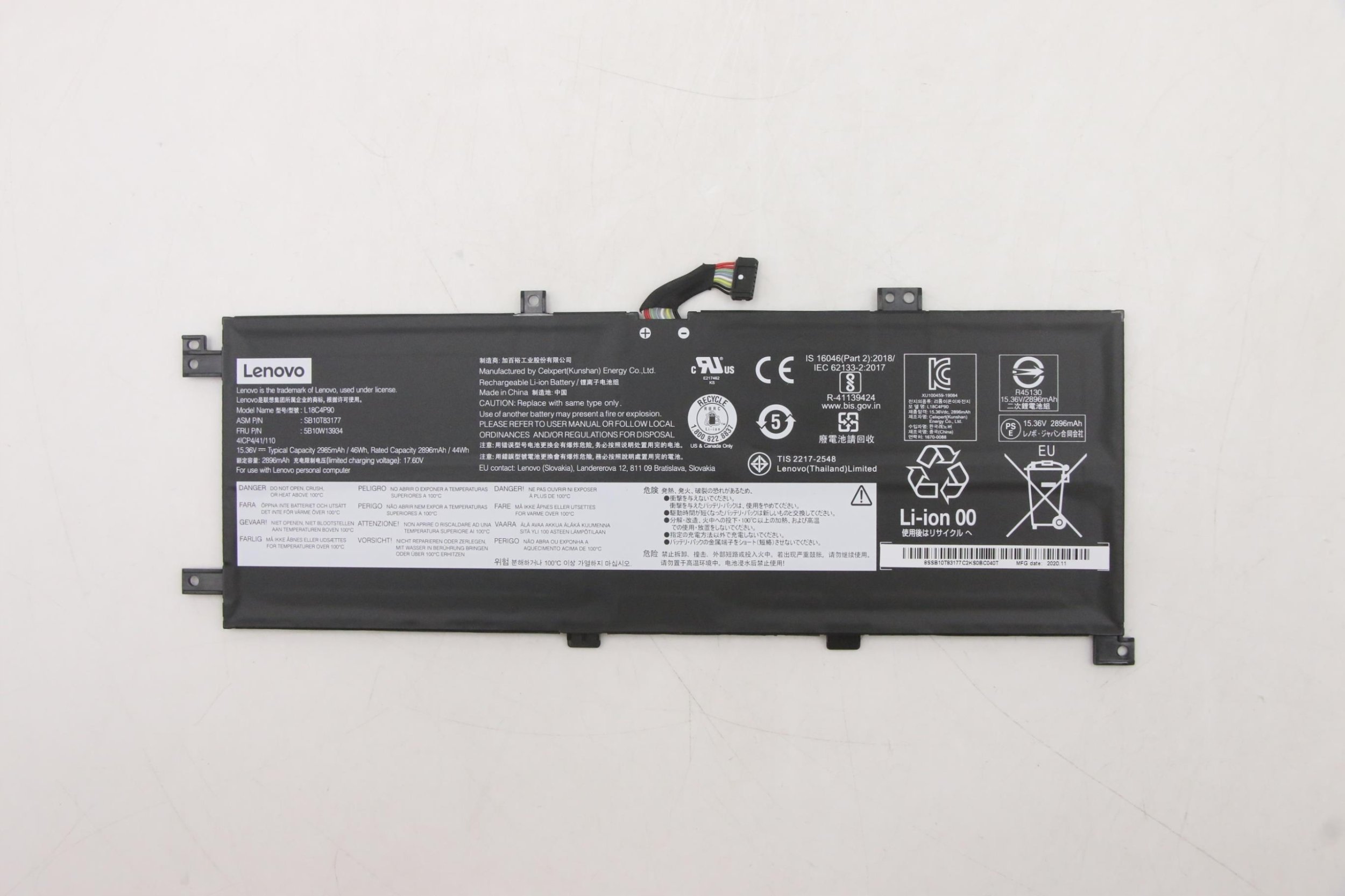 Bateria Lenovo Internal, 4c, 46Wh, LiIon