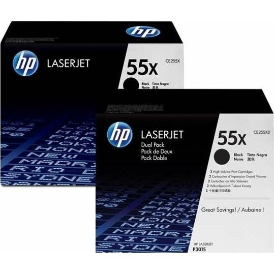 Toner HP 55X Black Oryginał  (CE255XD)