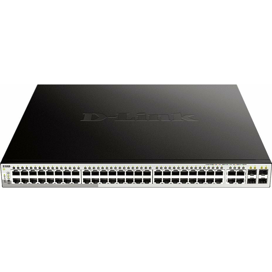 DLINK Switch DGS-1210-52MP 48GE PoE+ 4SFP