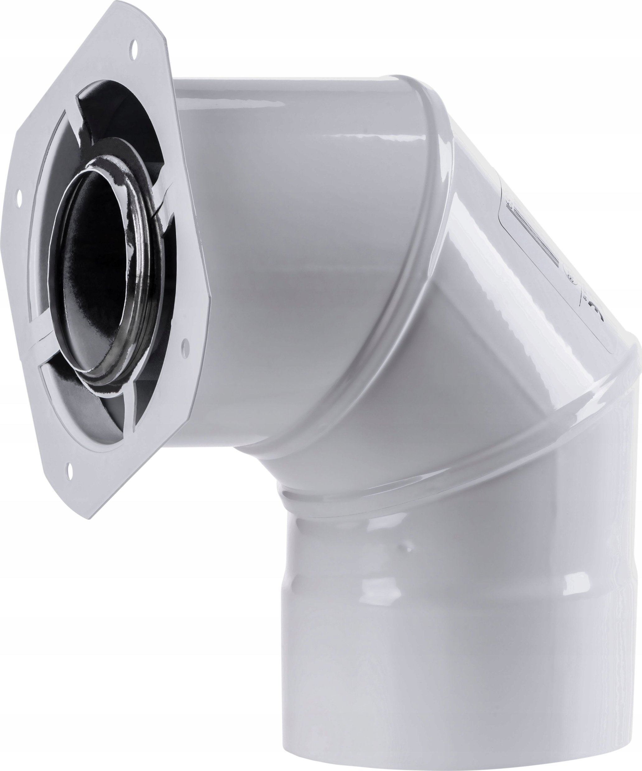 SpiroFlex 60/100-80/125 adapter IMK (kolanowy) biały