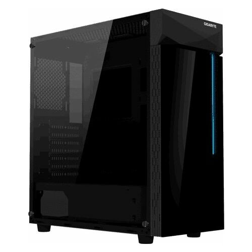 Case|GIGABYTE|C200 GLASS|MidiTower|Not included|ATX|MicroATX|MiniITX|Colour Black|GB-C200G | GB-C200G