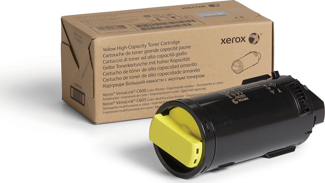 Žltá tonerová kazeta Xerox C605, 16