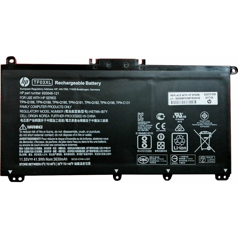 Bateria HP do HP Pavilion 15-CD