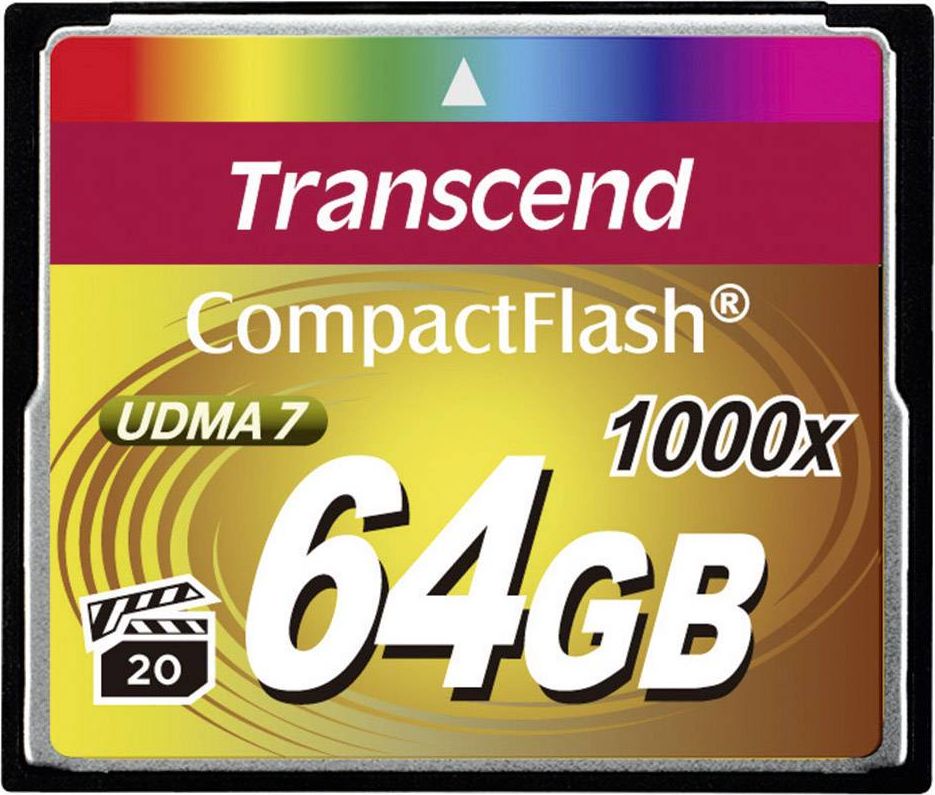 Karta Transcend 1000x Compact Flash 64