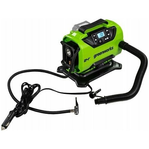 Kompresor samochodowy Greenworks 24V minikompresor G24IN
