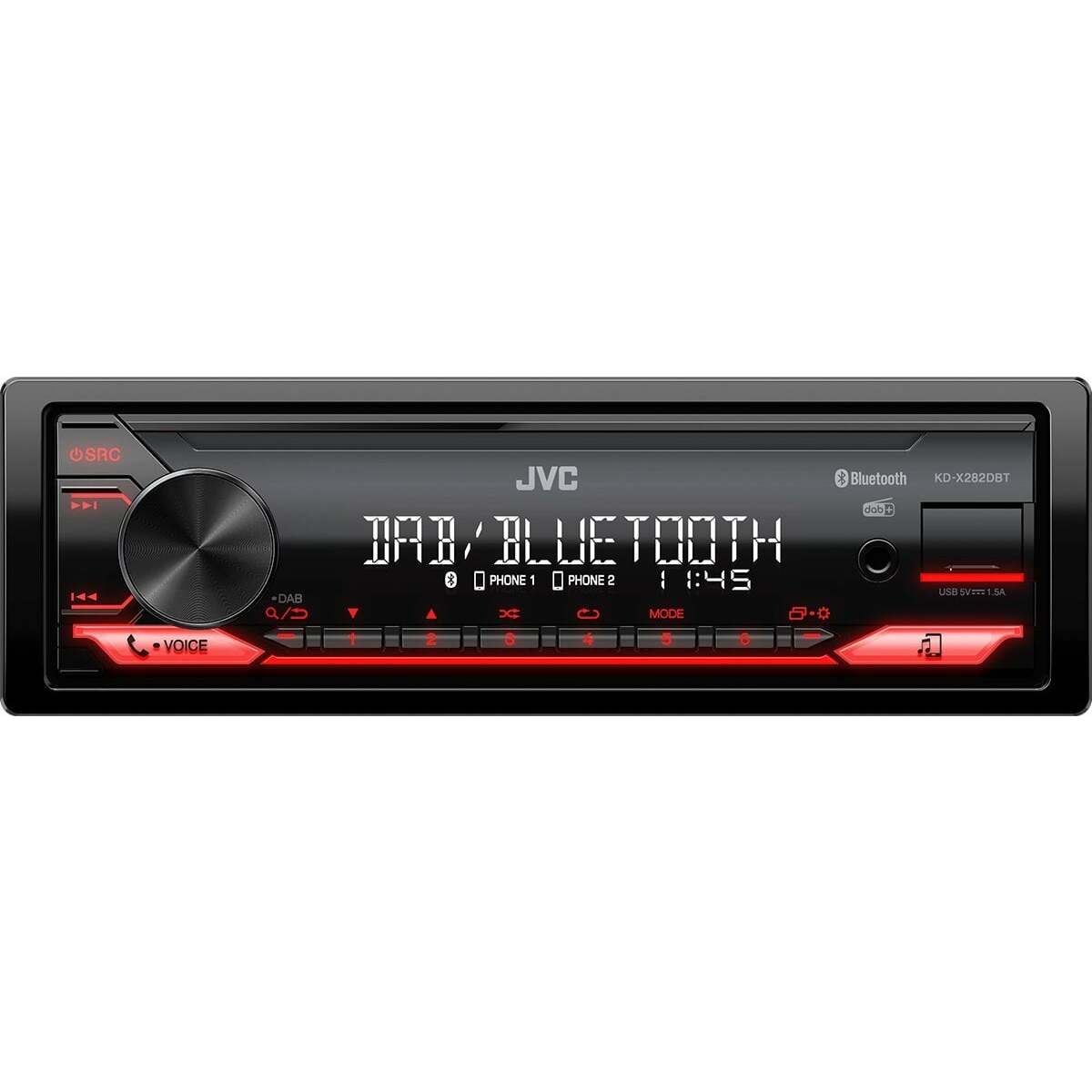 Radio samochodowe JVC KD-X282DBT | KDX282DBT