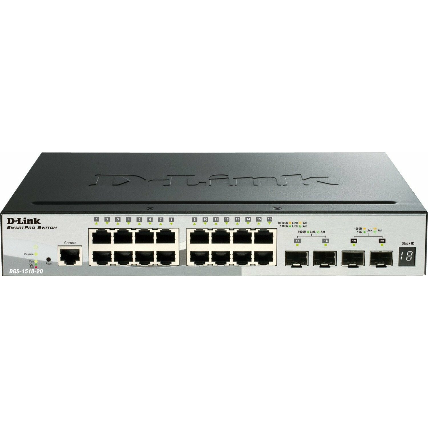DLINK Switch DGS-1510-20 18xGE 2x10GE 2xSFP+