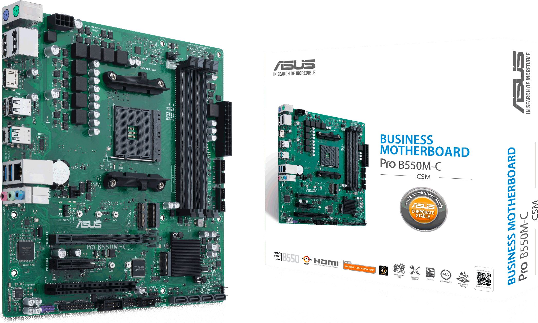 Płyta główna Asus PRO B550M-C/CSM |