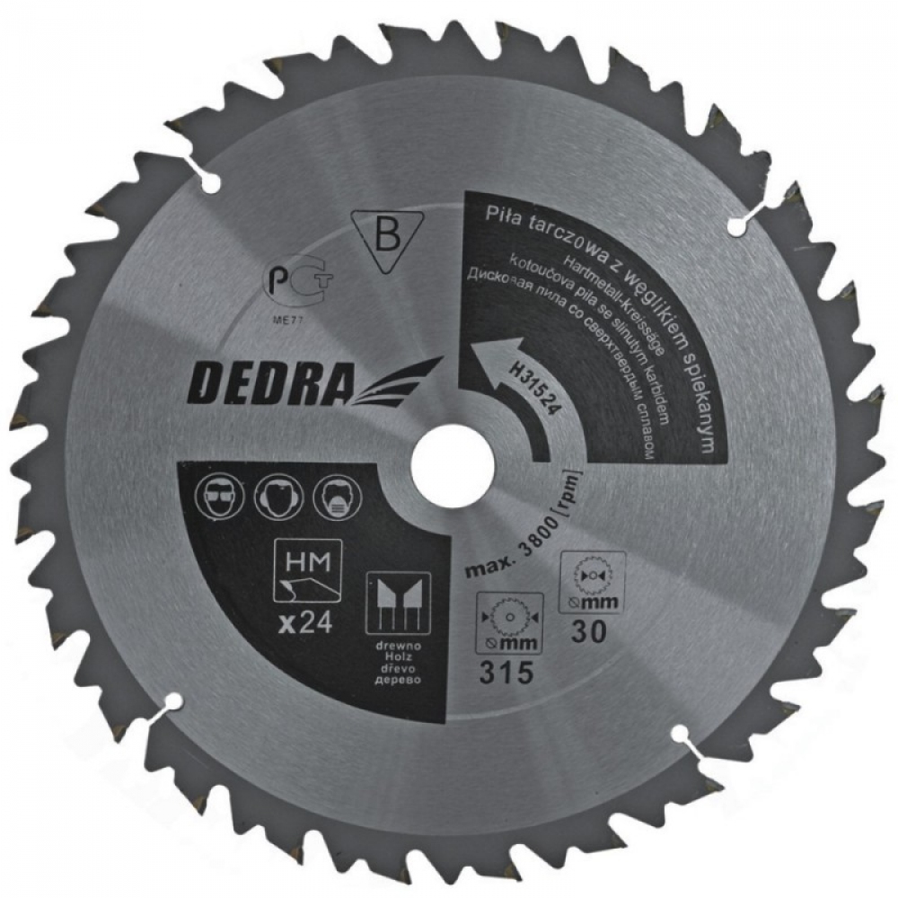 Dedra Piła tarczowa 500x30mm 36z. z