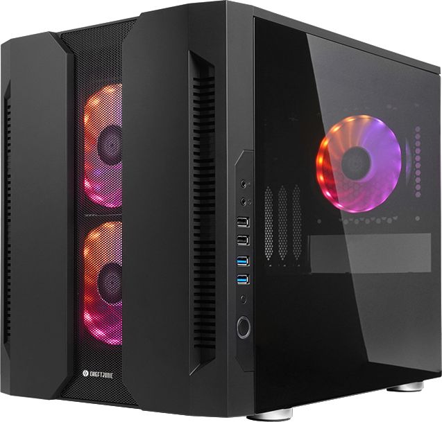 Chieftronic Case|CHIEFTEC|micro ATX/Mini-ITX|Black|Cube|PC|GM-02B-OP | GM-02B-OP |