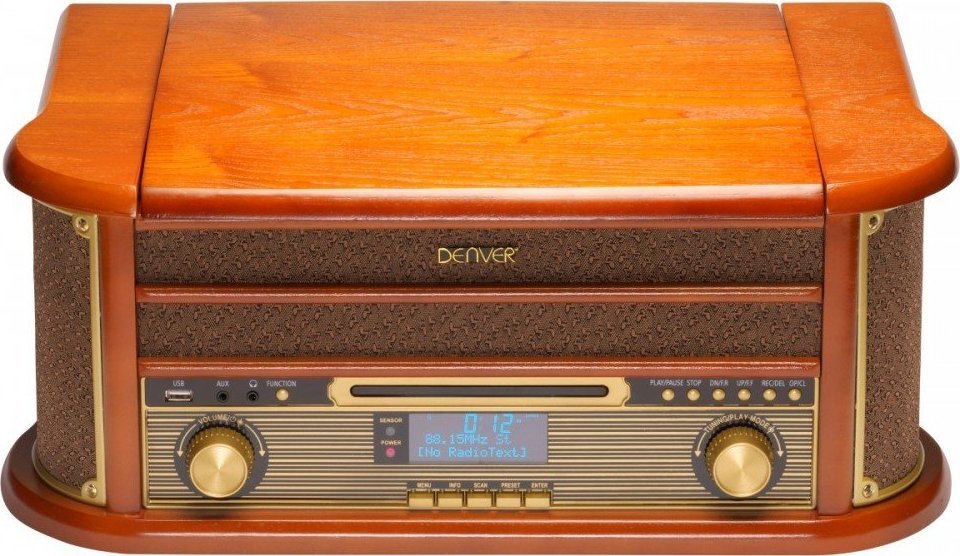 Gramofon Denver MRD-51 Retro brązowy |
