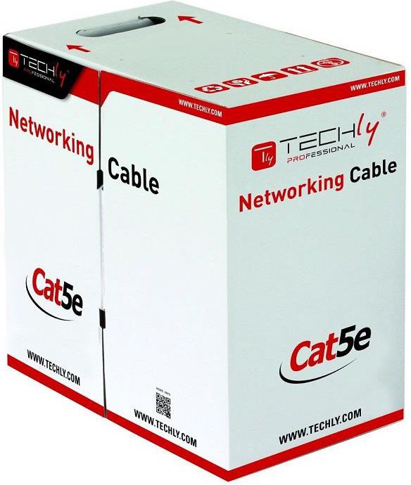 Techly Kabel instalacyjny U/UTP, Cat5e, linka