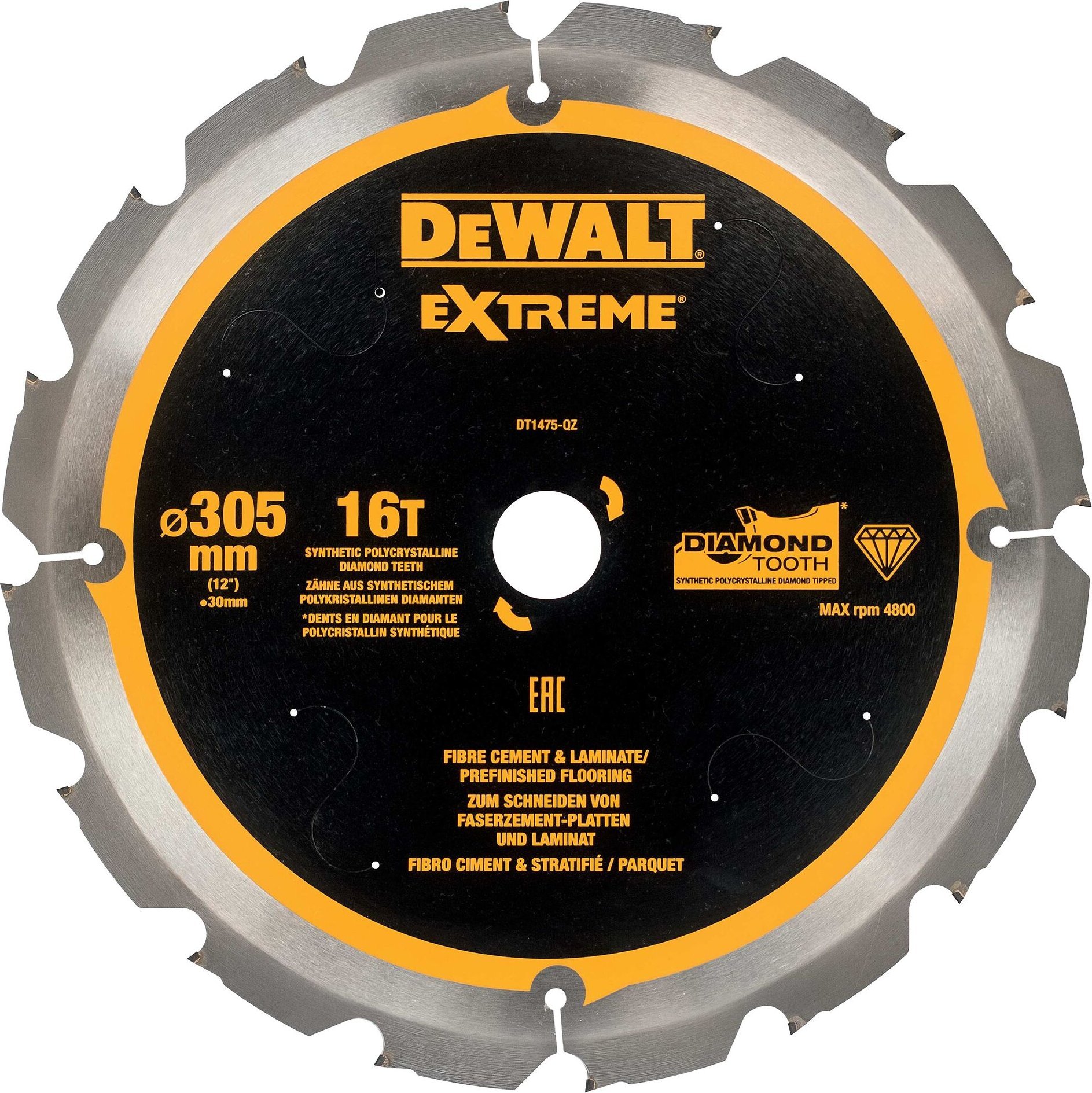 Dewalt tarcza 305x30mm x16t | DT1475