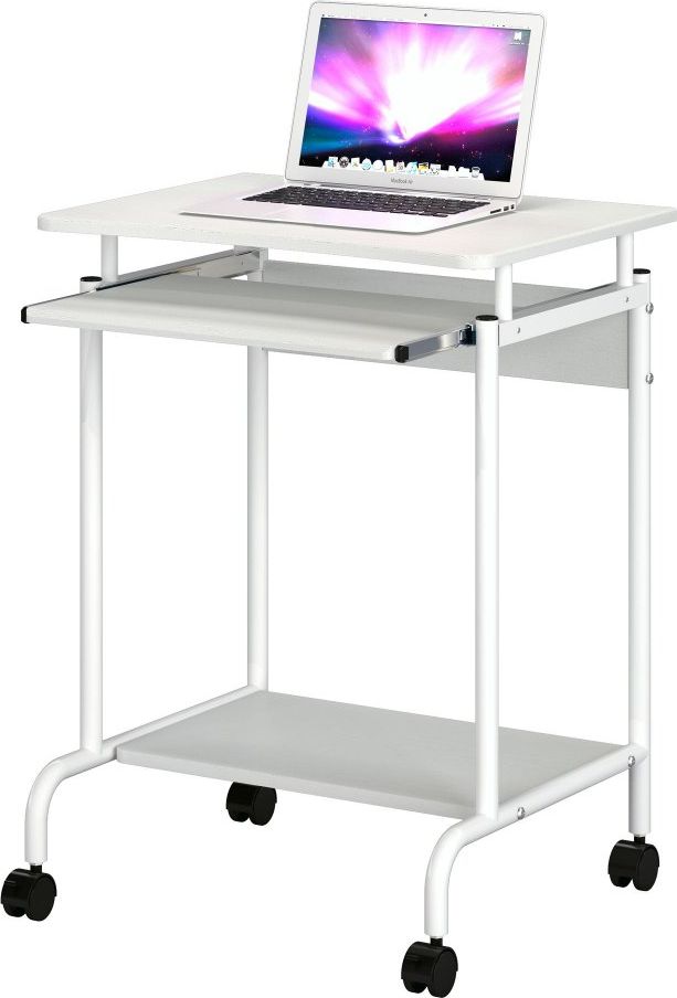 Techly Biurko mobline z szufladą białe