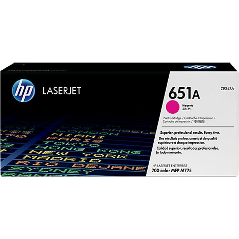 Toner HP 651A Magenta Oryginał  (CE343A)