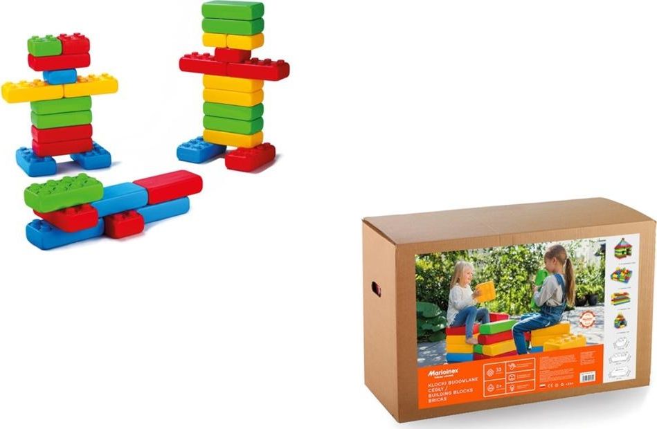 Marioinex Klocki Cegły Budowlane 33 el