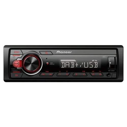 Radio samochodowe Pioneer MVH-130DABAN z anteną