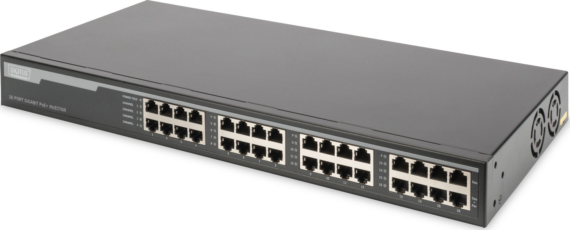Digitus 16 port gigabit PoE+ injector