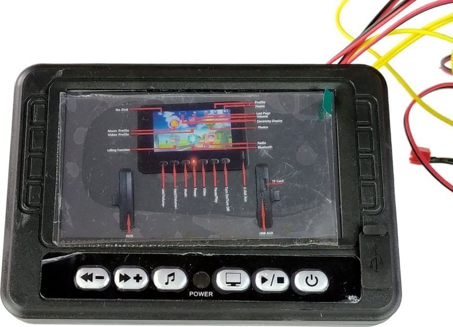 Lean Cars Panel muzyczny LCD MP4