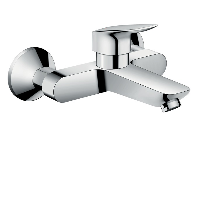 Bateria umywalkowa Hansgrohe Logis ścienna chrom