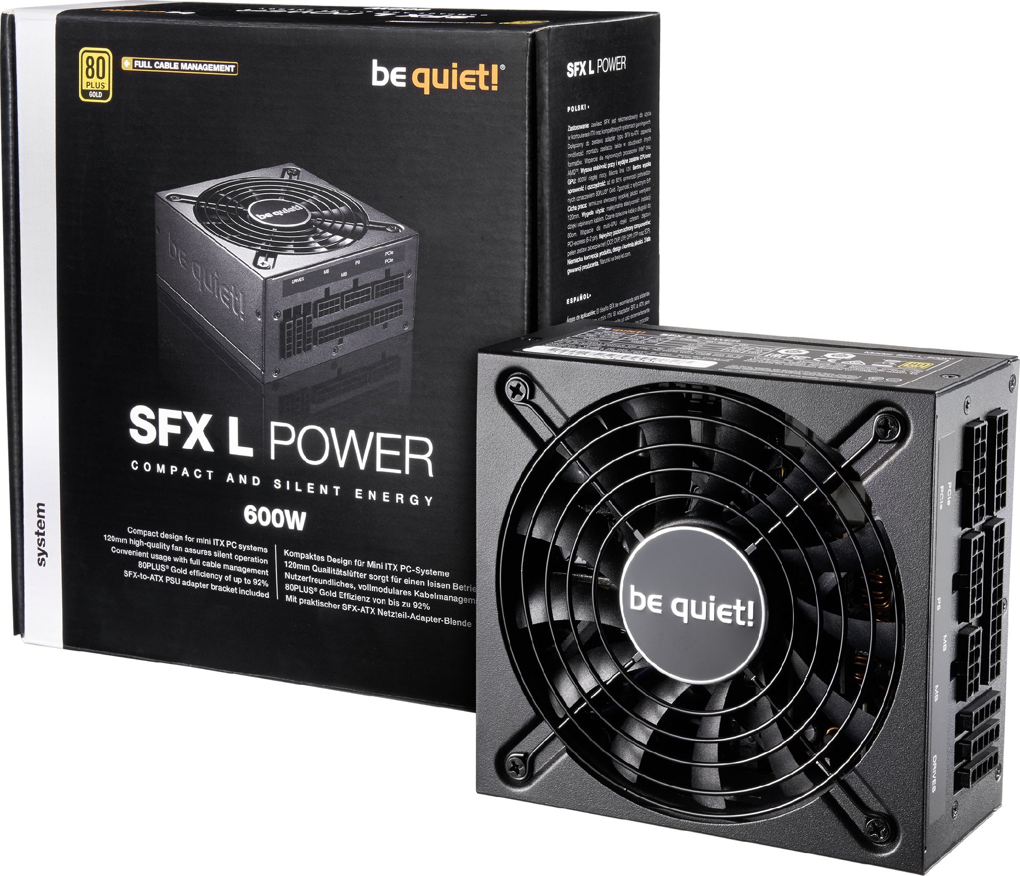 Zasilacz be quiet! SFX-L Power 600W