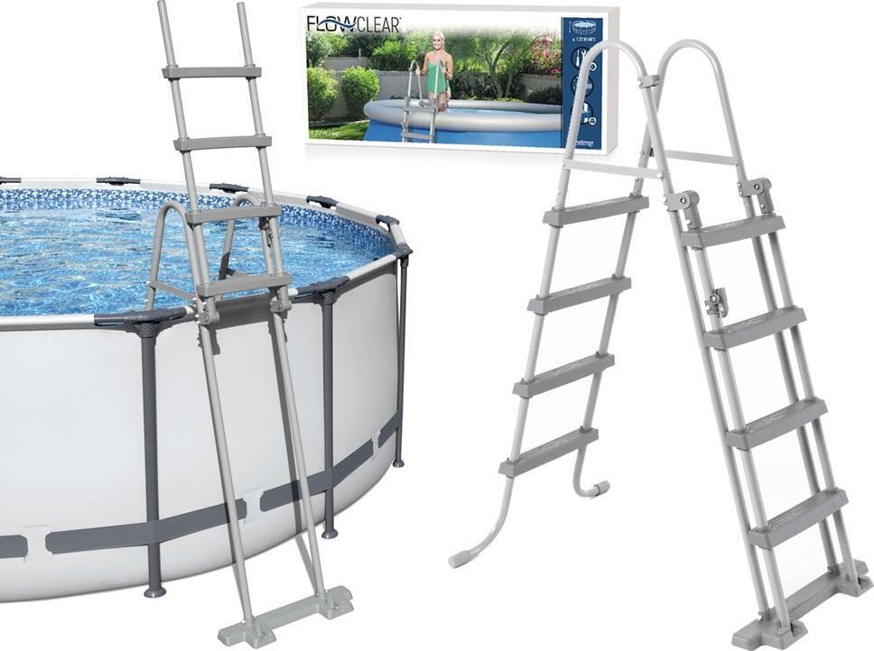 Bestway Bezpieczna DRABINKA do basenu 122cm