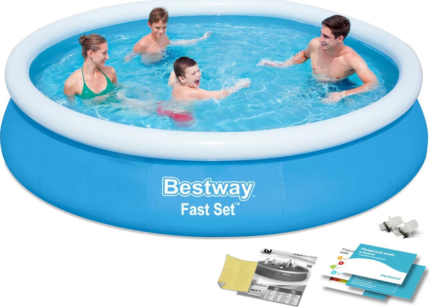 Bestway Basen rozporowy Fast Set 366cm
