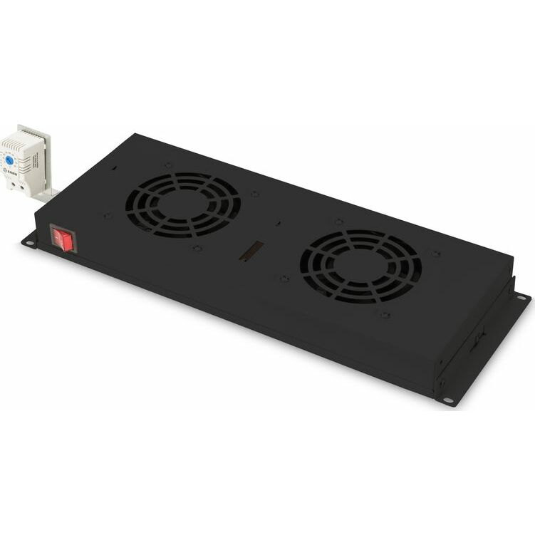 Digitus Klimatyzator 483mm 2 wentylatory Czarny