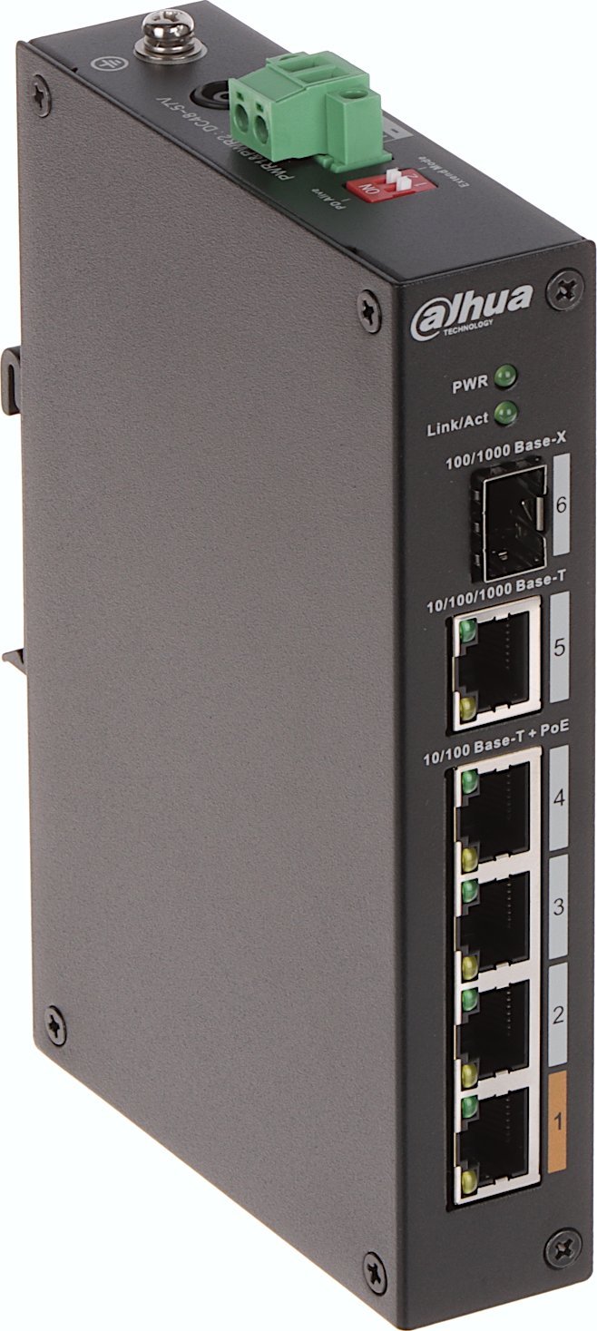 Dahua Technology Switch|DAHUA|60 Watts|DH-PFS3106-4ET-60-V2 | PFS3106-4ET-60-V2