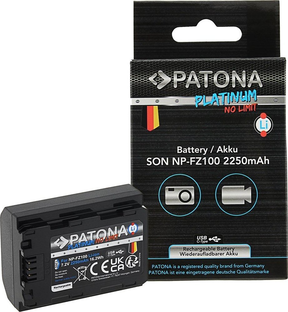 Akumulator Patona Akumulator Patona Platinum NP-FZ100