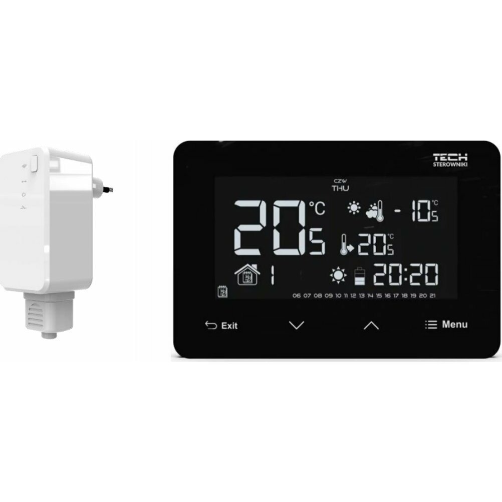 Tech Bezprzewodowy regulator pokojowy ST293 V2