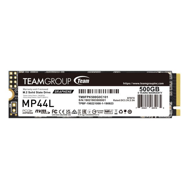 Dysk SSD TeamGroup MP44L 500GB M