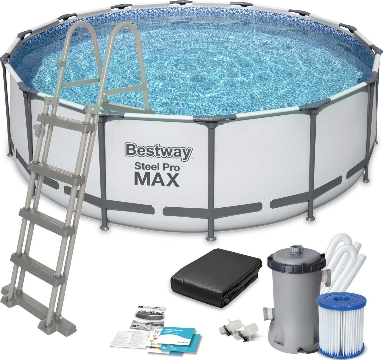 Bestway Basen stelażowy Steel Pro Max