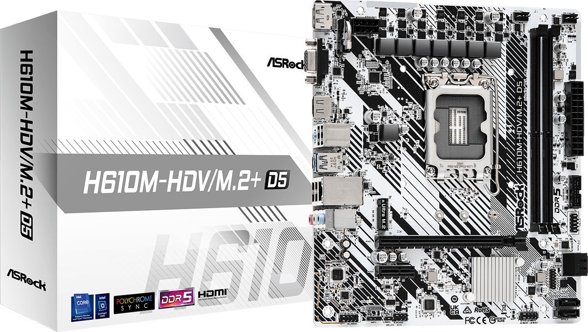 Asrock H610M-HDV/M.2+ D5 Intel H610