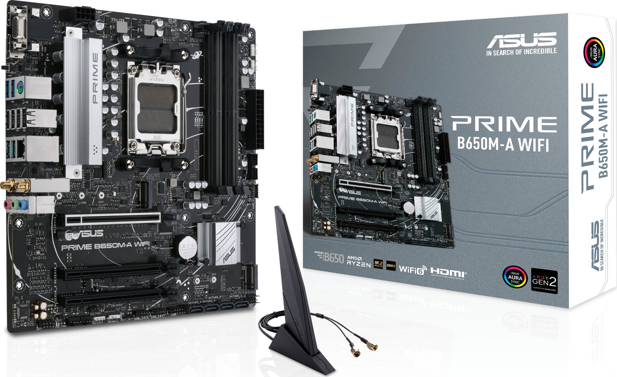 ASUS Prime B650M-A WiFi, AMD B650