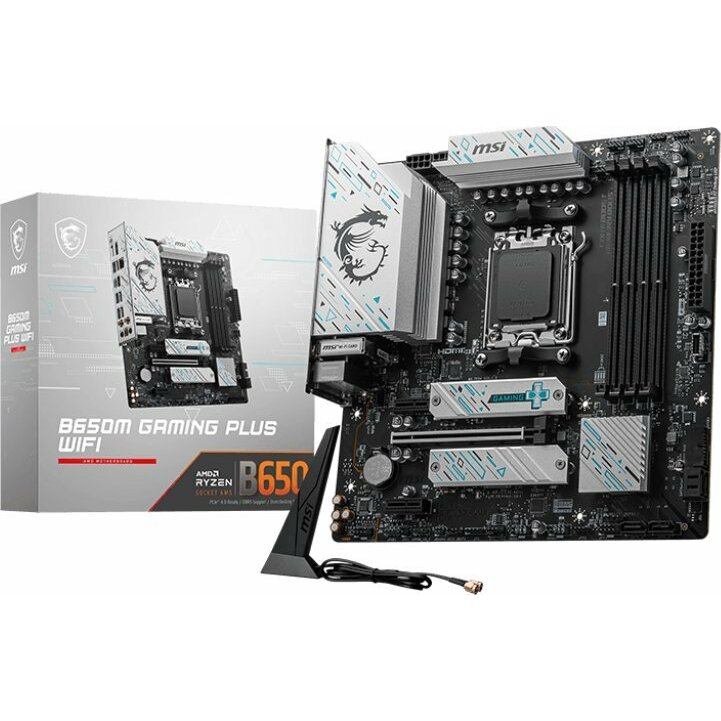 Mainboard|MSI|AMD B650|SAM5|Micro-ATX|Memory DDR5|Memory slots 4|2xPCI-Express 1x|1xPCI-Express