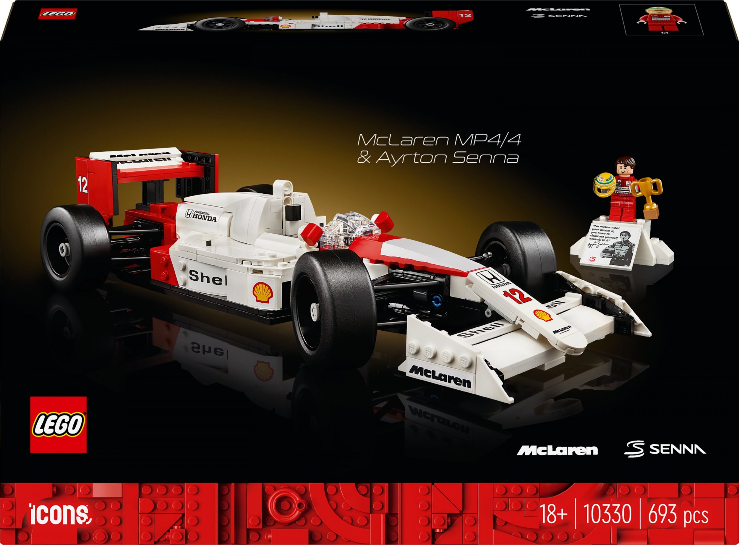 LEGO Icons 10330 McLaren MP4/4 and