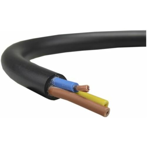 OWY 3X1,5mm2, 300/300V, czarny (OMY3X1