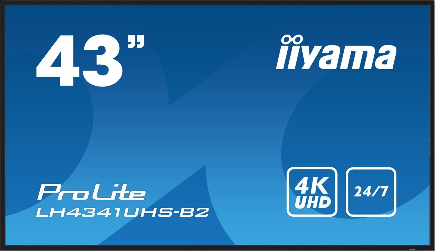 43" iiyama LH4341UHS-B2:IPS,4K UHD,500cd