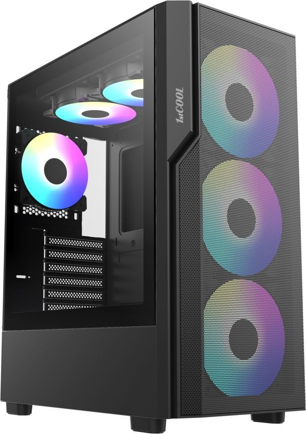 Obudowa 1stCOOL GAMER 5 Czarny (ML-GAMER5-AU-USB3-ARGB)